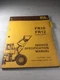 Fiat Allis FR10, FR12  Wheel Loader Service Specification Manual