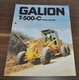 Galion A-500-C Articulated Motor Grader Specifications Brochure Prospekt