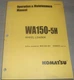 KOMATSU WA150-5H WHEEL LOADER OPERATION & MAINTENANCE BOOK MANUAL S/N H50051-UP