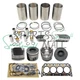Engine Overhaul Rebuild Kit For Doosan Daewoo D24 D24NAP Engine For Bobcat 89mm