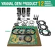 Overhaul Rebuild Kit For Mitsubishi S3E S3E9 S3E9T Engine WS200A Wheel Loader