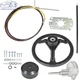 US For Marine Engine Turbine Steering System 10FT SS13710 Boat Cable With Wheel
