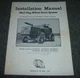 Massey Ferguson M162221 Mud Hog System for MF 760 850 860 Installation Manual
