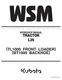 Kubota L39 TL1000 Front Loadr and BT1000 Backhoe Service Workshop Manual Printed