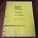 New Holland L-225 Skid Steer Loader Parts Catalog Manual 5022512 Original  1978