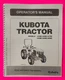 3560 5060 Tractor Instructions Manual L3560 L4060 L4760 L5060 L5460 L6060 Kubota