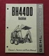GENUINE GEHL 4400 SKID STEER LOADER "BH4400 BACKHOE" OPERATORS & PARTS MANUAL