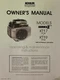 Kohler KT17  KT19 17 19 h.p ser II Engine Owners Manual Generator Garden Tractor