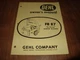 Gehl FB 87 Hi-Throw Hopper Blower Owners Manual Form No. 610306