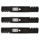 3 Toothed Blades fit John Deere Tractor LX280 LX288 X340 X465 M143520 54" Deck