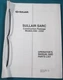 SULLAIR SARC 830-2250 COMPRESSOR PARTS & OPERATION MANUAL BOOK