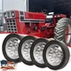 LED Work Lights Flood For International Tractor 966 1066 1466 1566 4366 666 766