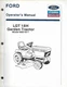 FORD LGT 18H GARDEN TRACTOR OPERATORS MANUAL