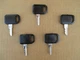 5 KEYS FOR MASSEY FERGUSON MF 35 50 65 F-40 TE-20 TO-20 TO-30 TO-35