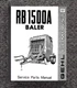 Baler Service Parts Manual Fits Gehl RB1500A PTO P1176