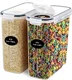 EXTRA LARGE Cereal Containers Storage 6.3L / 213OZ Set of 2 Family Size Bulk