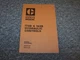 Caterpillar Cat 173B & 183B Hydraulic Control Factory Parts Catalog Manual