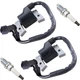 2x Kawasaki 21121-6004 & 21121-6005 Ignition Coil Set FD Series Engine FD750D