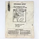 Massey Ferguson 1825 1856 Implement Hitch Installation Manual Vintage Original