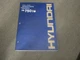 Hyundai HL 750 Wheel Loader Maintenance & Owner's Manual