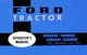 1965-1975 Ford 2000-5000 Tractor Owner's Manual