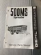 Unsealed Gehl 500MS  Manure Spreader Parts Manual Form 900556 @B6