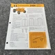 Original IH International Harvester 2404 Tractor Loader Brochure