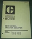 CAT CATERPILLAR 637D WHEEL TRACTOR SCRAPER LUBRICATION & MAINTENANCE MANUAL