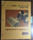 Woods T42 T50 T60 Rotary Tiller Owner's Operator's & Parts Manual F-7200 6/85