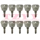 10X Starter Switch Keys T2545-41151 for Kioti Tractor LB1914 LK2554 LK30 LK3054