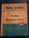 Blaw-Knox PF-180H Parts Catalog