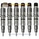 6pcs Fuel Injector 0445120133 0445120038 For Cummins ISC QSL9 ISL9 QSC83 QSL89