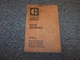 Caterpillar Cat 637D Wheel Tractor Motor Scraper Factory Parts Catalog Manual