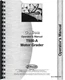 Galion T-500A Grader Owners Operators Manual