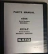 Parts Manual Kato 45V4 45V4-F with OE parts numbers listed ****View serial #****