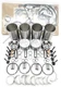 Overhaul Rebuild kit for Perkins 404D-22 Engine New Holland L213 Skid Steer