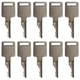 10X Ignition Key for Bobcat 943&nbsp;953&nbsp;963&nbsp;1213&nbsp;1600&nbsp;2000&nbsp;2400&nbsp;2410&nbsp;&nbsp;MT50&nbsp;MT52&nbsp;MT55