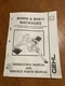 Unsealed Gehl BH609/BH611 Backhoes Operator's Service Parts Manual No 907754 @B7