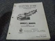 Davis T-78 Model T-78A Trencher Parts Catalog & Owner Operator Manual  