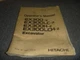 Hitachi EX300-2 EX300LC-2 Excavator Owner Operator Manual User Guide 05001- xz