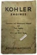 1950 KOHLER ENGINES K7-1 K12-1 SERIES ENGINE REPAIR MANUAL PARTS CATALOG VINTAGE