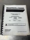 Ingersoll Rand XP185WJD P160WJD P185WJD Comrpessor Operators & Parts Manual