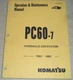 KOMATSU PC60-7 EXCAVATOR OPERATION & MAINTENANCE BOOK MANUAL S/N 58001-UP