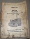 ALLIS CHALMERS HD-21A CRAWLER TRACTOR DOZER PARTS MANUAL BOOK CATALOG S/N 12801-
