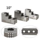 10" inch HARD JAWS for Kitagawa B-210 1.5mm x 60 CNC Lathe Chuck Steel 3pcs Kit