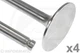 For JCB 215S, 3CX, 4C, 4CN, 4CX, 506-36, 525-58, 525-67 Intake Valve