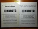 Kubota B2551 51" B/L2563 63" Snowblower 100- Operator + Parts & Service Manual