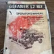 Allis Chalmers Gleaner L2-M2 Series Combine Operator's Manual