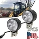 2PCS Swivel LED Cab Work Light For CAT Skid loader 226D 262D3 239D 289D3 257D3