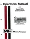 Massey Ferguson MF 520 Tandem Disc Harrow Operator's Manual Assembly Guide